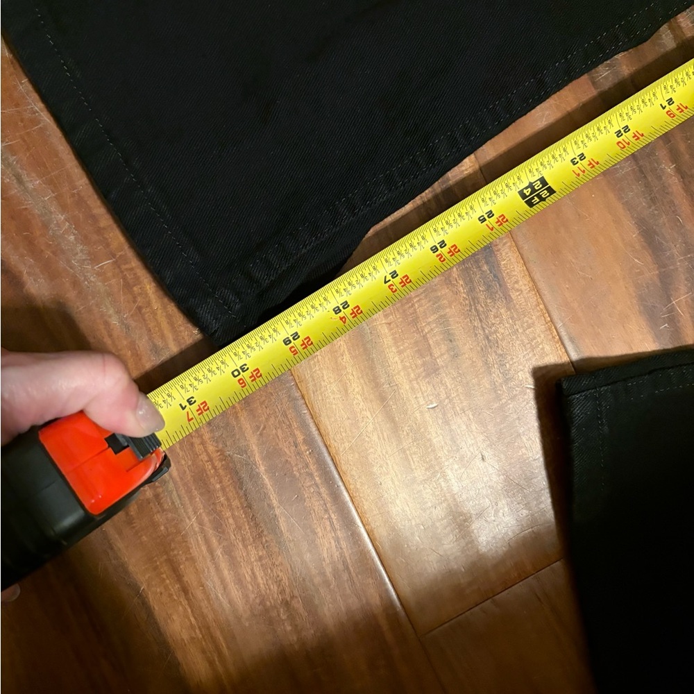 Wrangler Q-Baby Black Bootcut Jeans No Gap Waistband Size 26 27 (0329) - Picture 5 of 7
